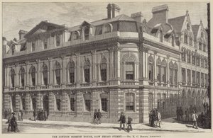 La maison de mission de Londres, New Broad Street (gravure)