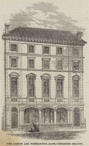 La Banque de Londres et de Westminster, succursale de Holborn - English School