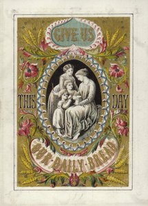 Le Notre Père (lithographie en couleur) - English School