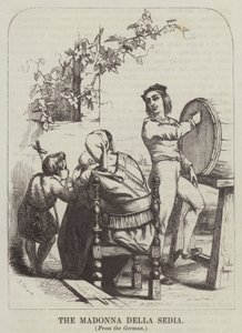 La Madone della Sedia (gravure) - English School