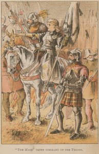 La Pucelle prend le commandement des troupes - English School