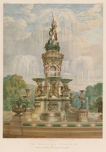 La fontaine en majolique par Messrs Minton et Co, Stoke-upon-Trent - English School