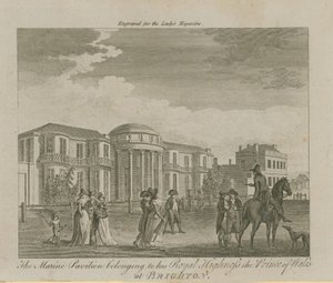 Le Pavillon Marin appartenant à Son Altesse Royale le Prince de Galles à Brighton - English School