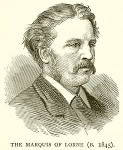 Le marquis de Lorne (né en 1845) - English School