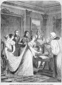 Le Mariage de la Princesse Charlotte de Galles avec le Prince Léopold de Saxe-Cobourg, 2 mai 1816 - English School
