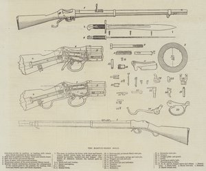 Le fusil Martini-Henry (gravure) - English School