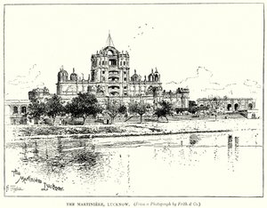 La Martinière, Lucknow (gravure) - English School
