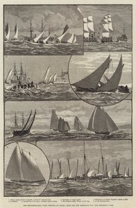 La régate de la flotte méditerranéenne à Palma, course pour la Coupe de l