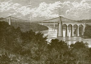 Le pont suspendu de Menai