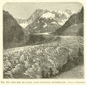 La Mer de Glace, près de Chamonix, Suisse - English School