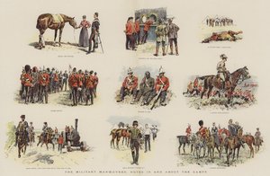 Les manœuvres militaires, notes dans et autour des camps - English School