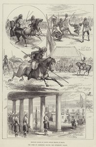 Les militaires à Malte (gravure) - English School
