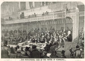 Côté ministériel de la Chambre des communes - English School