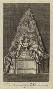 Le monument de Sir Peter Warren - English School