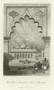 La Moti Musjid, ou Mosquée de la Perle, Agra, Inde