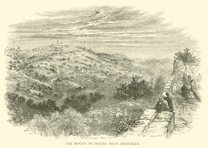 Le Mont des Oliviers depuis Jérusalem - English School