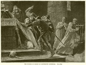 Le meurtre de Becket à Canterbury - English School