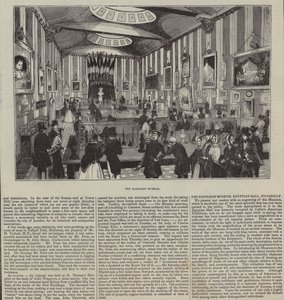 Le musée Napoléon, The Egyptian Hall, Londres - English School