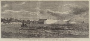 Le nouveau fort près de Sandy Hook, à l
