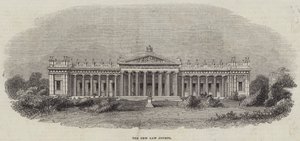 Les Nouveaux Tribunaux (gravure) - English School