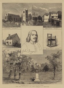 Le nouveau monument à John Bunyan à Bedford - English School