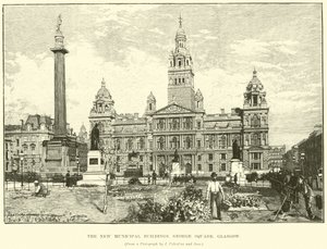 Les Nouveaux Bâtiments Municipaux, George Square, Glasgow - English School