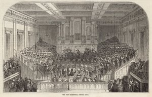 Le nouvel orchestre, Exeter Hall, Londres - English School