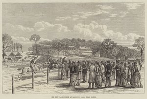Le nouveau champ de courses à Sandown Park, près d