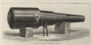 Le nouveau bébé de Woolwich, 81 tonnes (gravure)