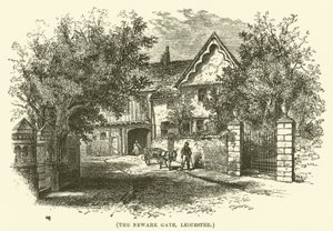 The Newark Gate, Leicester (gravure)