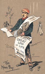 Le garçon de journaux - English School
