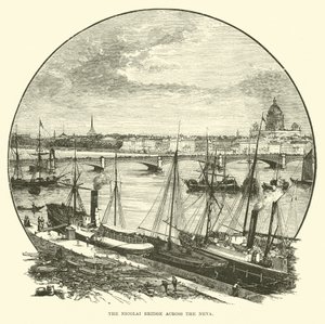 Le pont Nicolai sur la Neva
