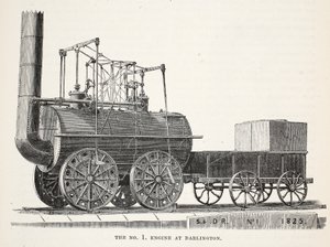 La locomotive n°1 à Darlington - English School