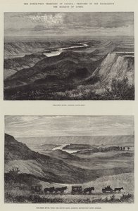 Le territoire du Nord-Ouest du Canada (gravure)