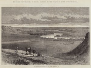 Le territoire du Nord-Ouest du Canada (gravure) - English School
