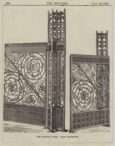 Les Portes de Norwich, Exposition de Paris (gravure) - English School