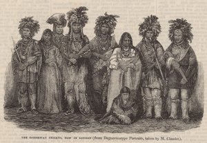 Les Indiens Ojibbeway, maintenant à Londres - English School
