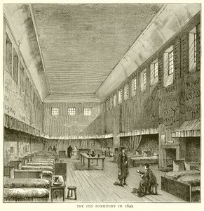 Le vieux dortoir en 1840 - English School