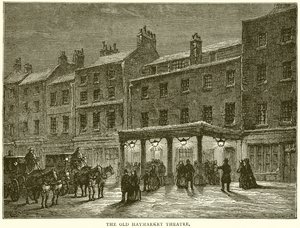 Le vieux théâtre de Haymarket - English School