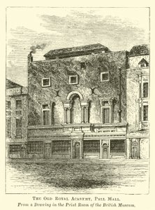 La vieille Académie royale, Pall Mall - English School