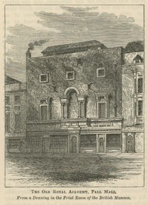 La vieille Académie royale à Pall Mall - English School
