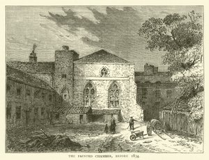 La chambre peinte, avant 1834 - English School