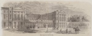 Le Palais de Compiègne (gravure) - English School