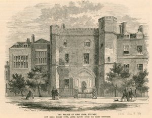Le palais du roi Jean, Stepney, Londres - English School