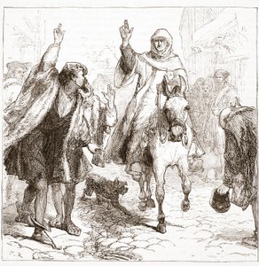 Le nonce papal Chieregato à Nuremberg, illustration de L