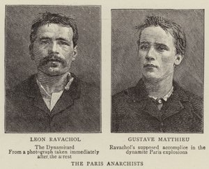 Les anarchistes de Paris (gravure) - English School