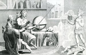 Le Parlement dissous, ou, le diable devenu diseur de bonne aventure, gravé par G. Terry - English School