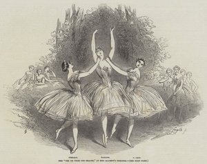 Le "Pas de Trois des Grâces," au théâtre de Sa Majesté - English School