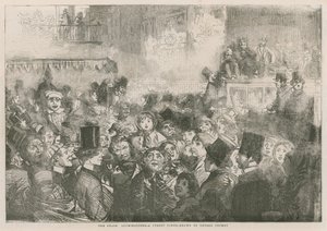 Les illuminations de la paix : une scène de rue - English School