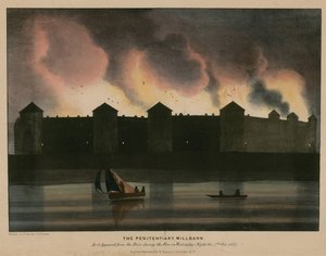Le Pénitencier, Millbank, Londres, tel qu